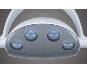 LED treatment light "EXCELLENCE" including lamp holder
